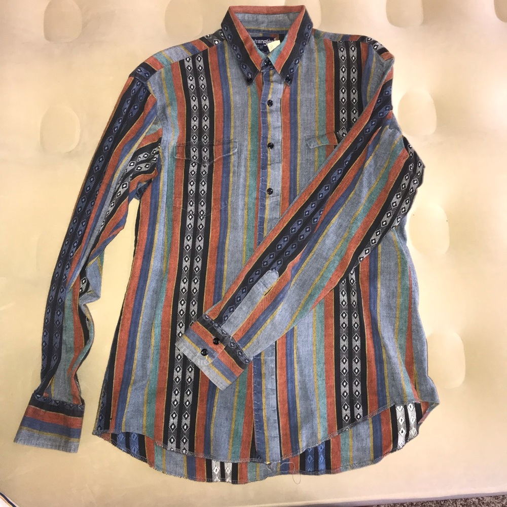 Wrangler pearl snap